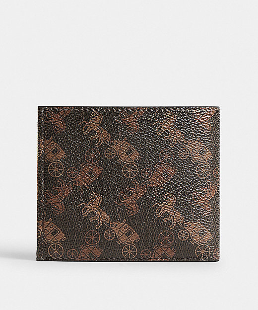 オンライン限定】ダブル ビルフォールド ウォレット・ホース アンド