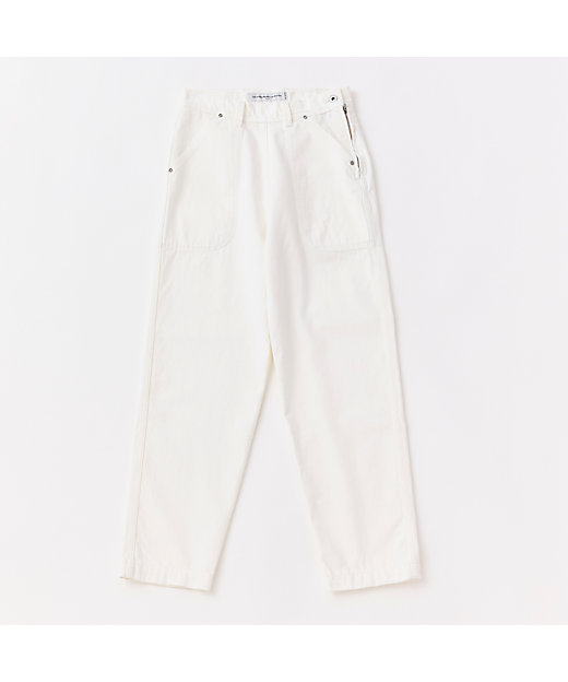 ホワイトデニムサイドジップパンツ | GRANDMA MAMA DAUGHTER (Women