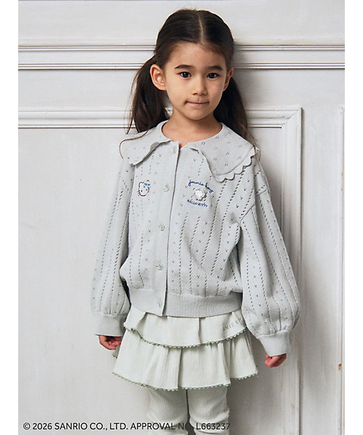 HELLO KITTY 透かし柄カーディガン JKNT261900