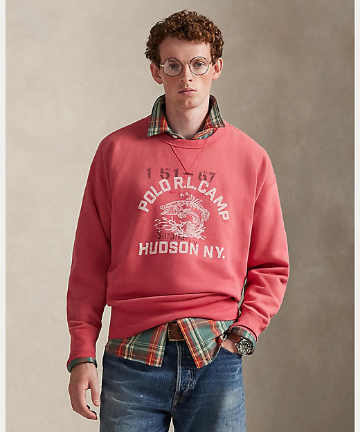 ヴィンテージ フィット フリース グラフィック スウェットシャツ