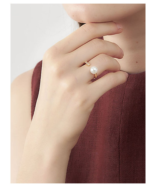 Manhattan アコヤパール ダイヤモンド リング | Hirotaka