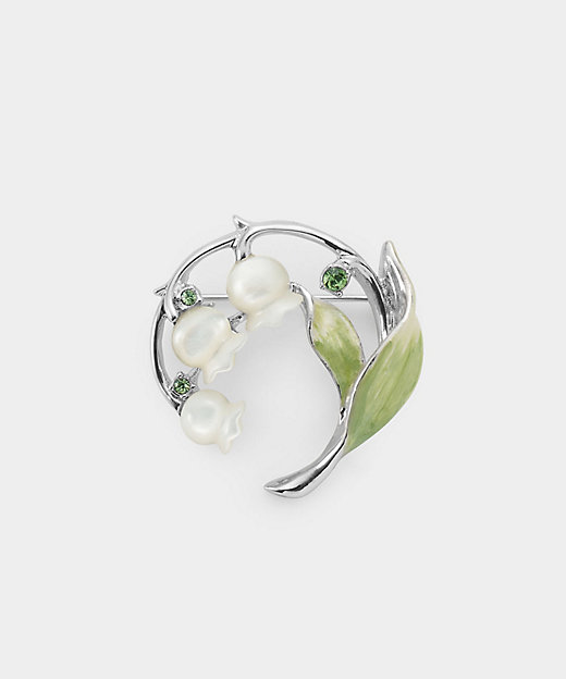 白蝶貝 すずらん ブローチ VBRV6139 MP | VENDOME BOUTIQUE