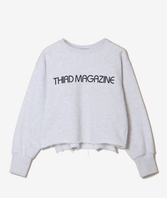 ロゴプリントボクシースウェット A0861UTS215 | THIRD