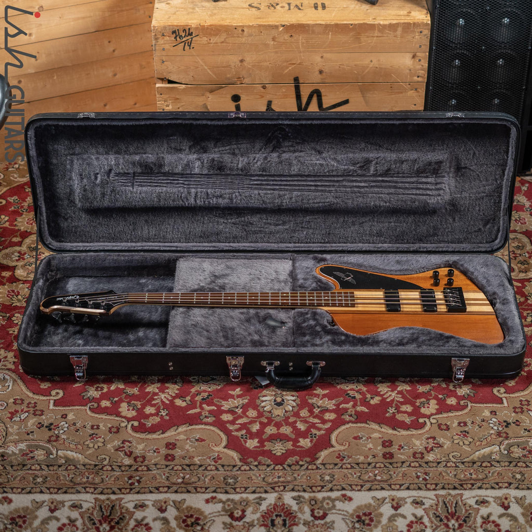 2009 Epiphone Thunderbird Pro IV String Bass Natural – Ish Guitars