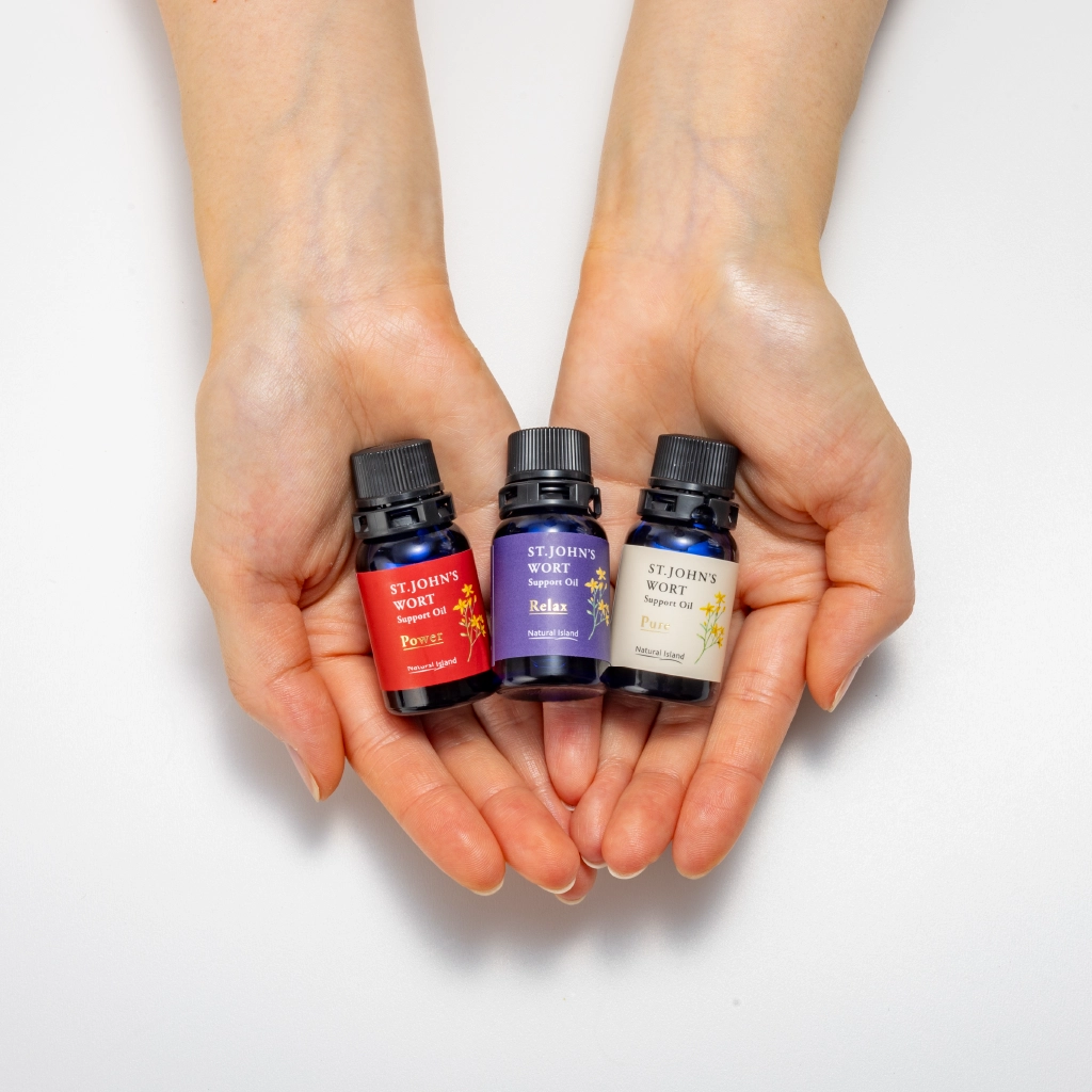 セントジョーンズ・サポートオイル ミニ3本セット｜ナチュラル