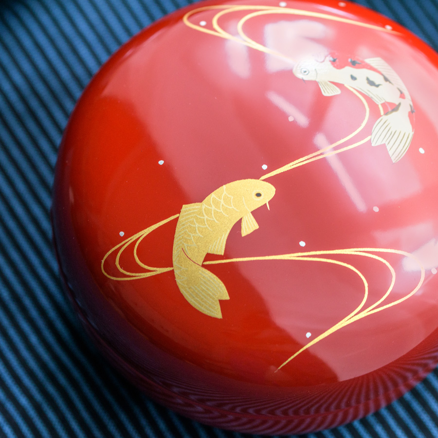 ボンボン入れ 漆塗りキャンディーボックス ボンボニエール 漆器の井助