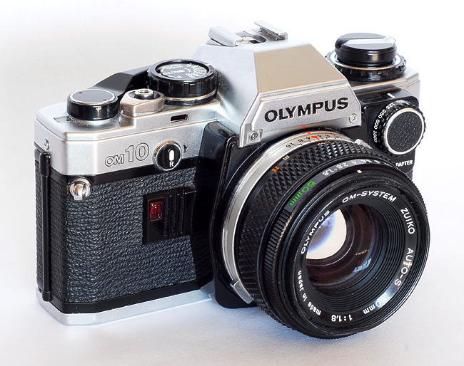 Olympus OM-10 дзеркальна камера з об'єктивом 1:1.8 F=50мм | iPolaroid