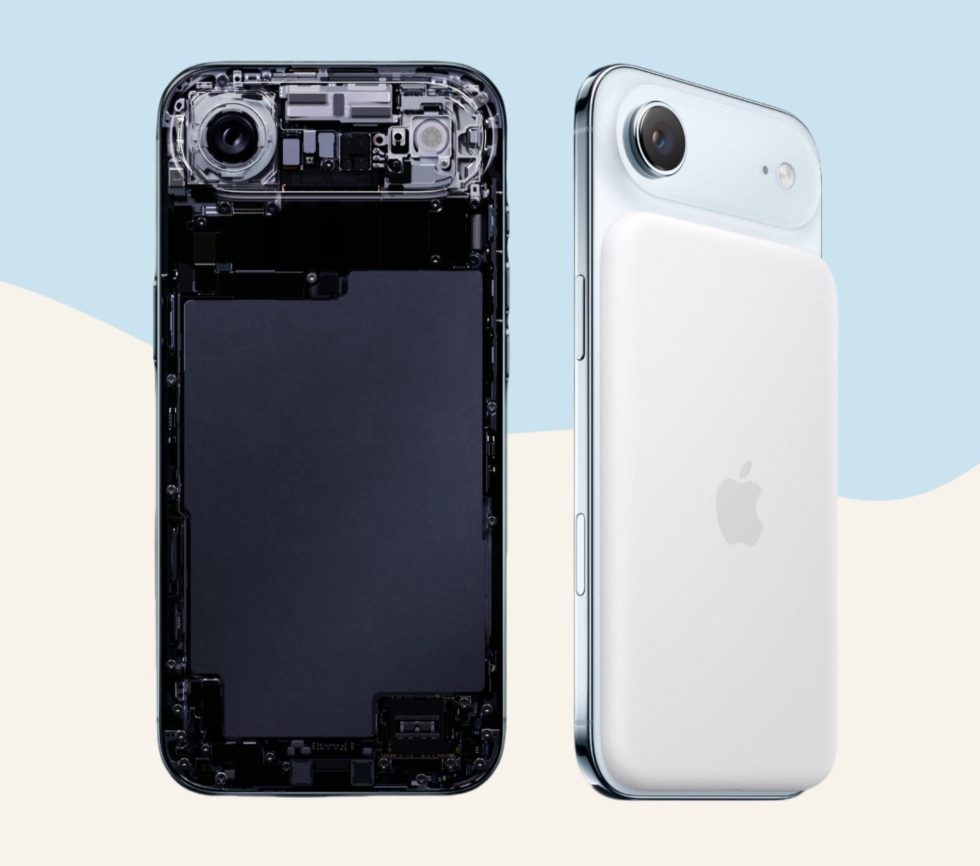 iPhone Air用MagSafeバッテリーの中身は？iPhone Airと同じバッテリー