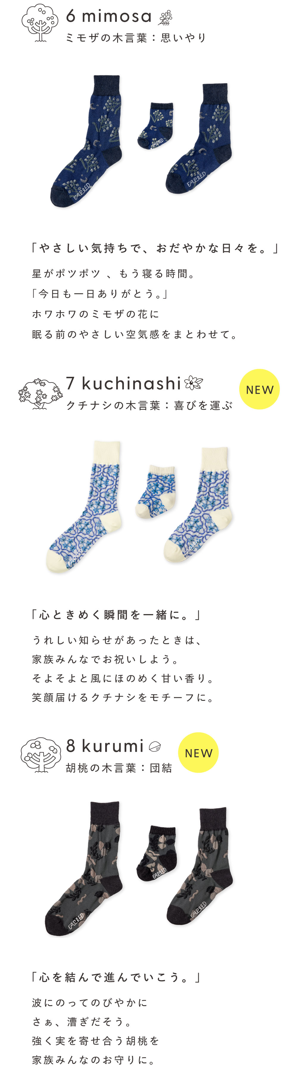 FAPIEDファミリーソックスセット | いろはショップオンライン