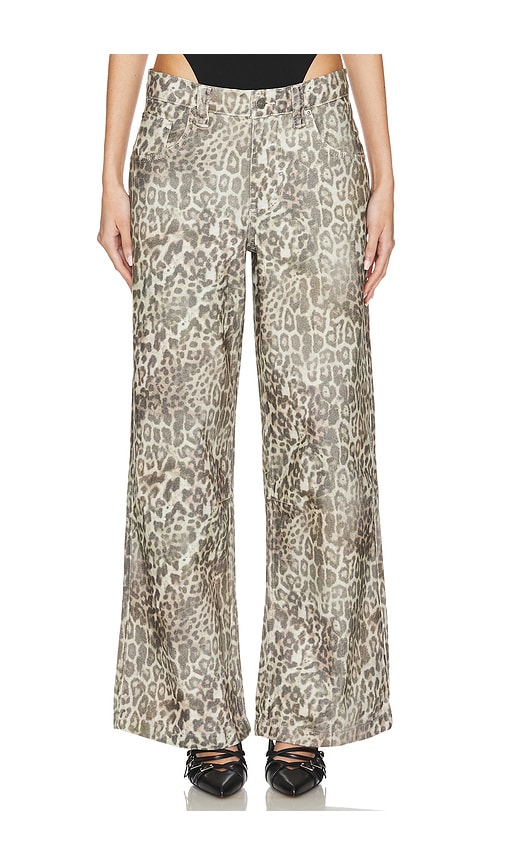 Jaded London Colossus Jeans in Faded Leopard Print | REVOLVE