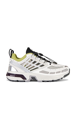Salomon Acs Pro Sneakers in Lunar Rock, Plum Perfect, & Dark