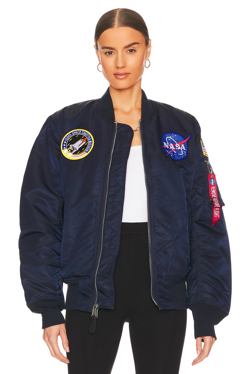 ALPHA INDUSTRIES NASA MA 1 ボンバー - Replica Blue | REVOLVE