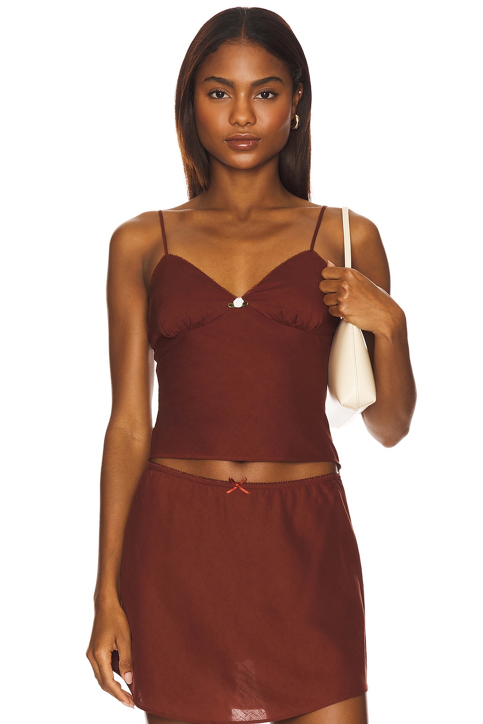 NIA Isaac Top in Cocoa | REVOLVE