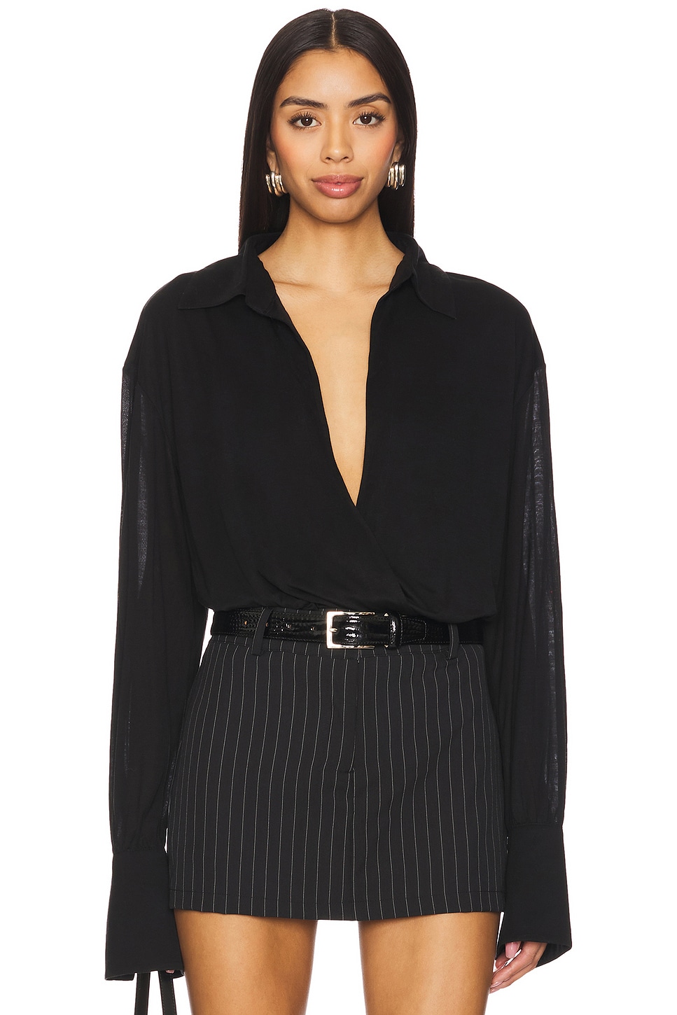 SEROYA Aurora Top in Black | REVOLVE