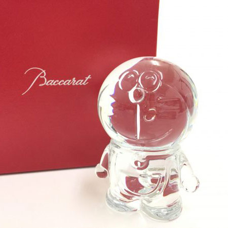 バカラ フィギュリン ドラえもん クリスタル オブジェ 置物 retro買取実績