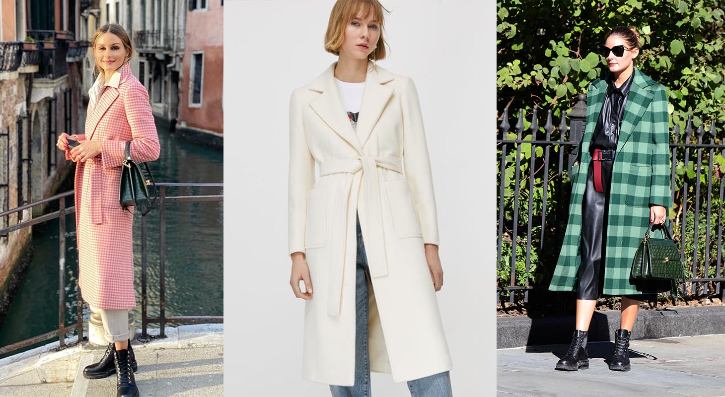 イタリア製　MAX&CO 高級　アンゴラ　ウール　ロング　コート　女優襟 ロングラン] ピュア ウール ベルテッド ロング コート, navy | MAX&Co.