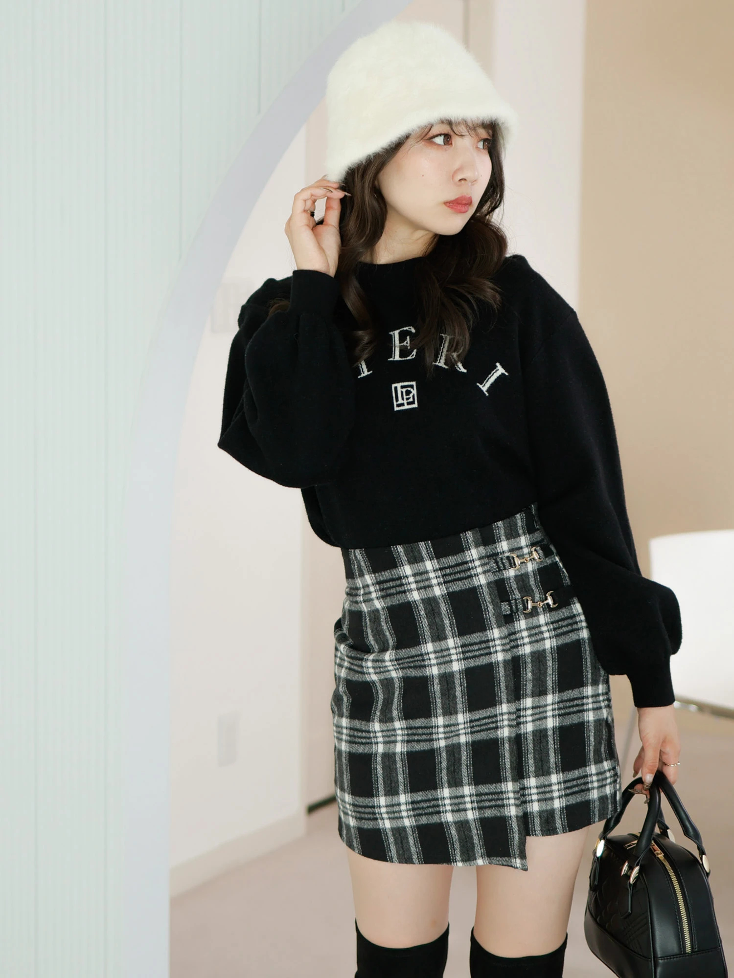 LIP SERVICE（リップサービス）｜ VITチェック台形スカート アイテムの