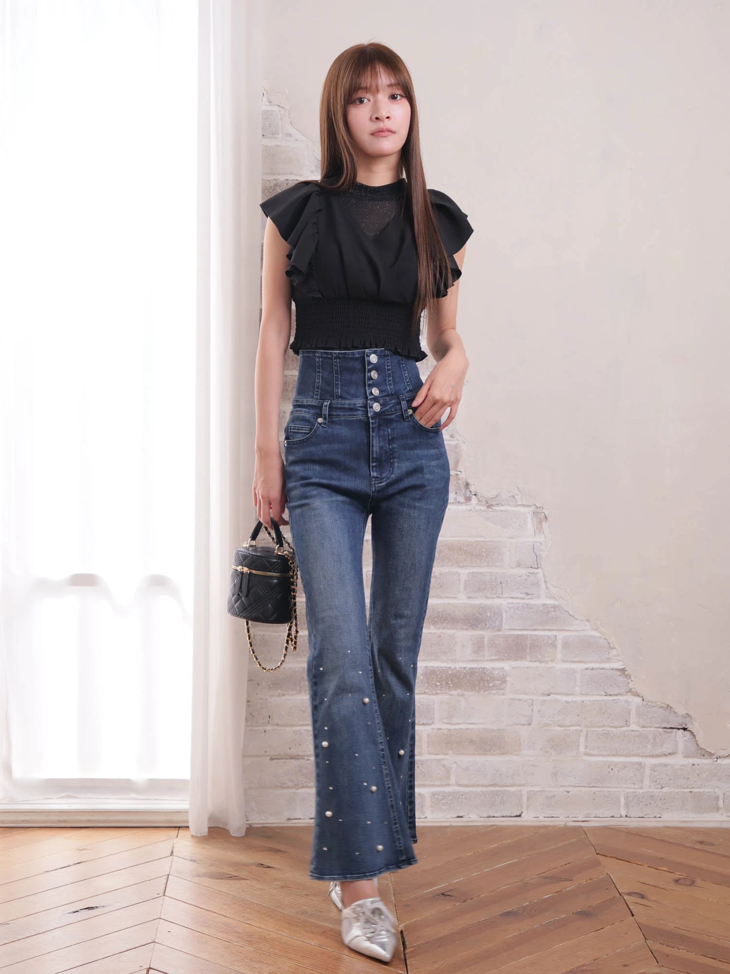 LIP SERVICE（リップサービス）｜ シアーレイヤードフリルトップス