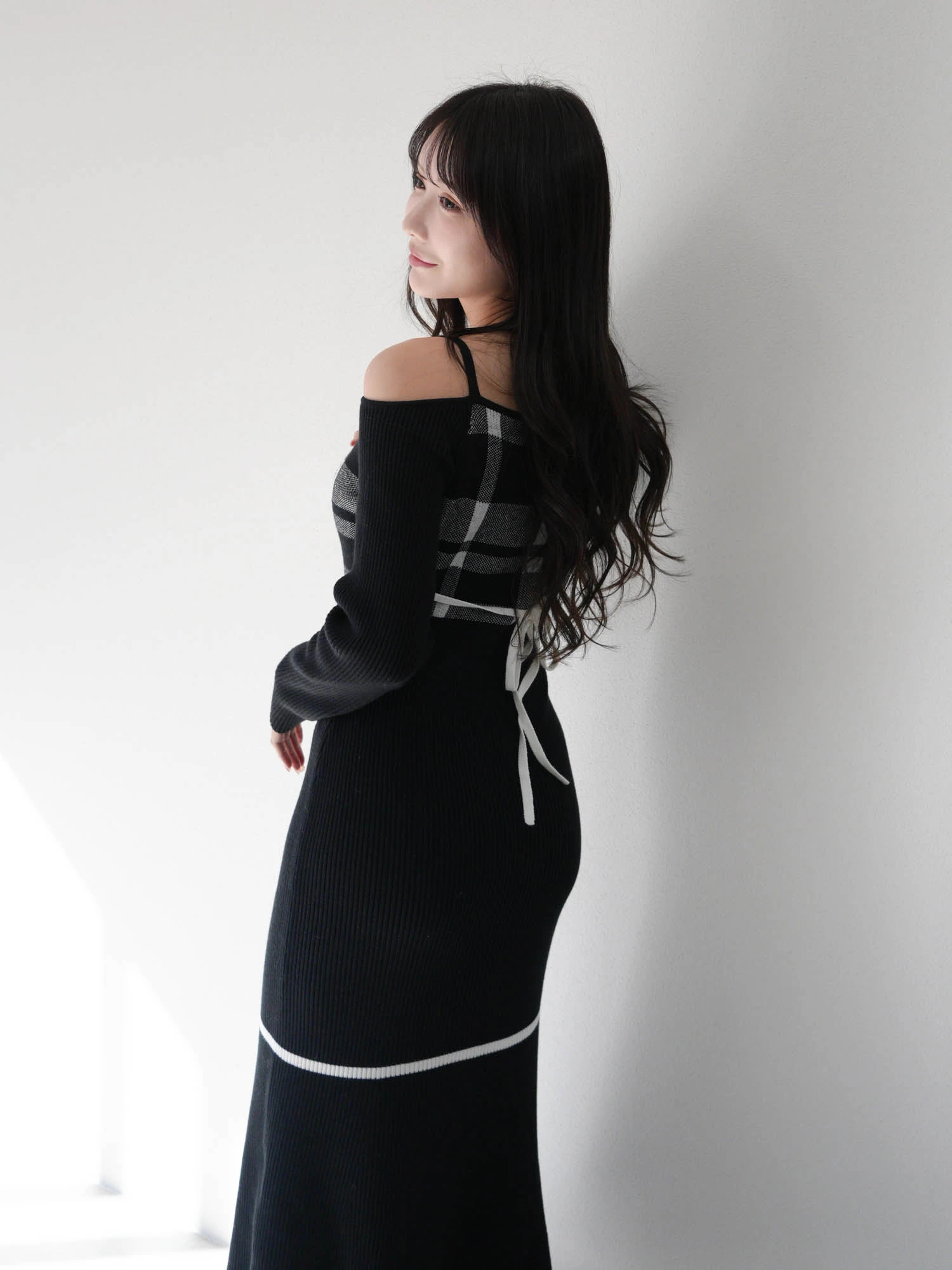 LIP SERVICE（リップサービス）｜ チェックジャガードオフショル