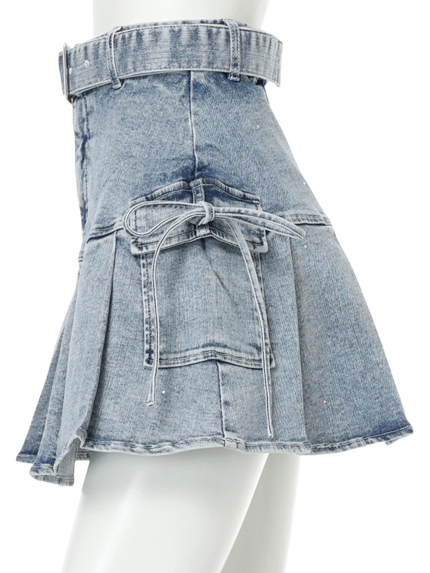 LIP SERVICE（リップサービス）｜ Jewelデニムプリーツスカート