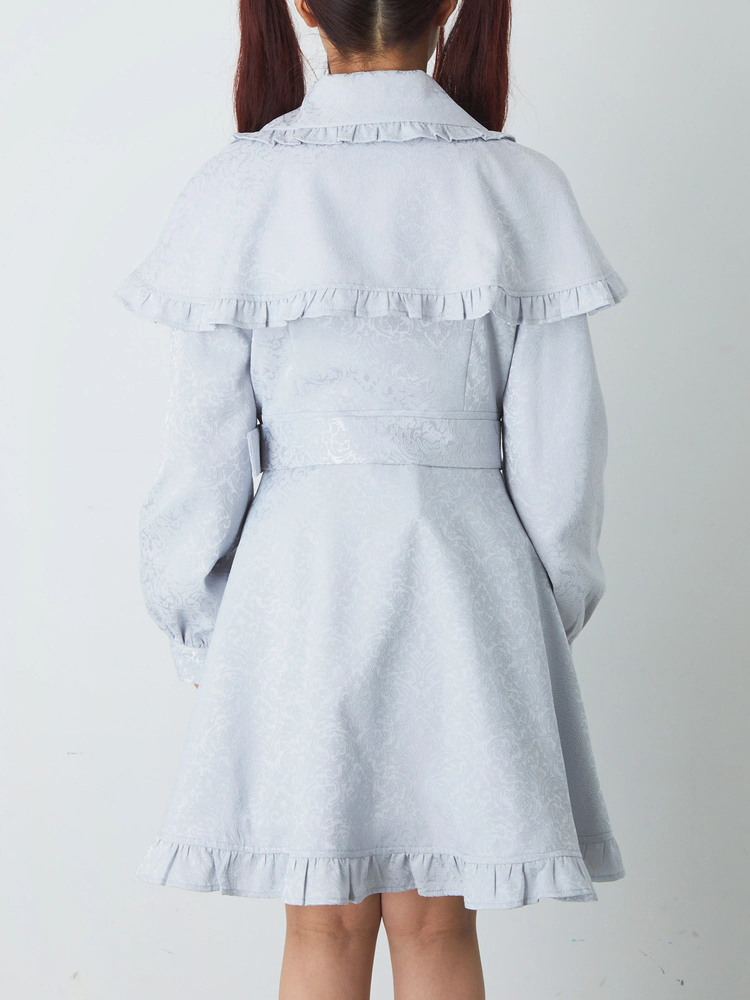 ケープフリルトレンチコート - Ank Rouge(アンクルージュ)のコート