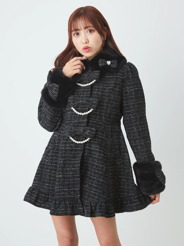 プリンセスキラキラツイードドーリーコート - Ank Rouge(アン