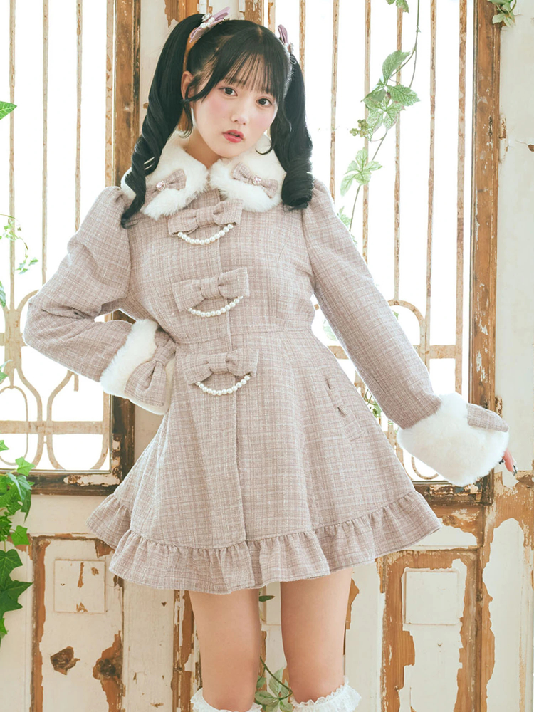 プリンセスキラキラツイードドーリーコート - Ank Rouge(アン