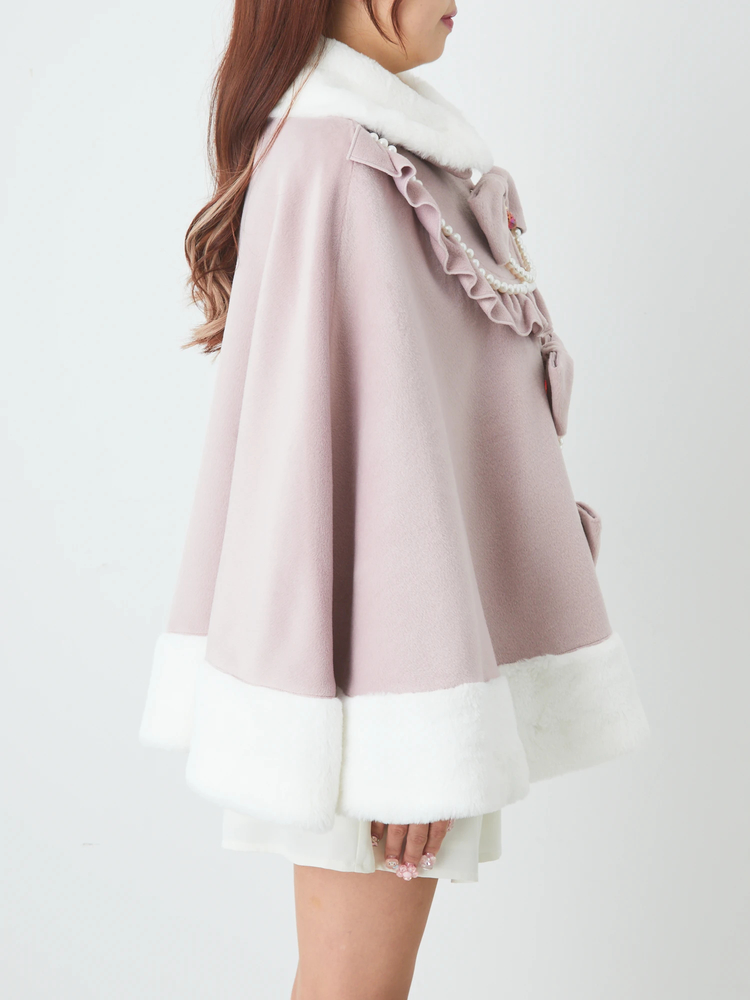 ストロベリーリボンポンチョコート - Ank Rouge(アンクルージュ)の