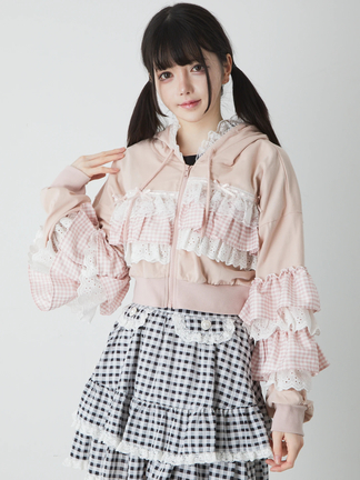 フリルパーカー - Ank Rouge(アンクルージュ)のパーカ｜ファッション