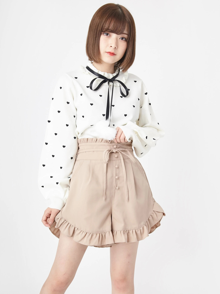 フリルキュロット - Ank Rouge(アンクルージュ)のショートパンツ