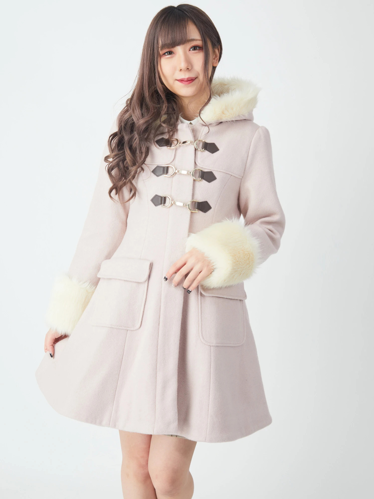 ビット付きフレアーダッフルコート - Ank Rouge(アンクルージュ)の