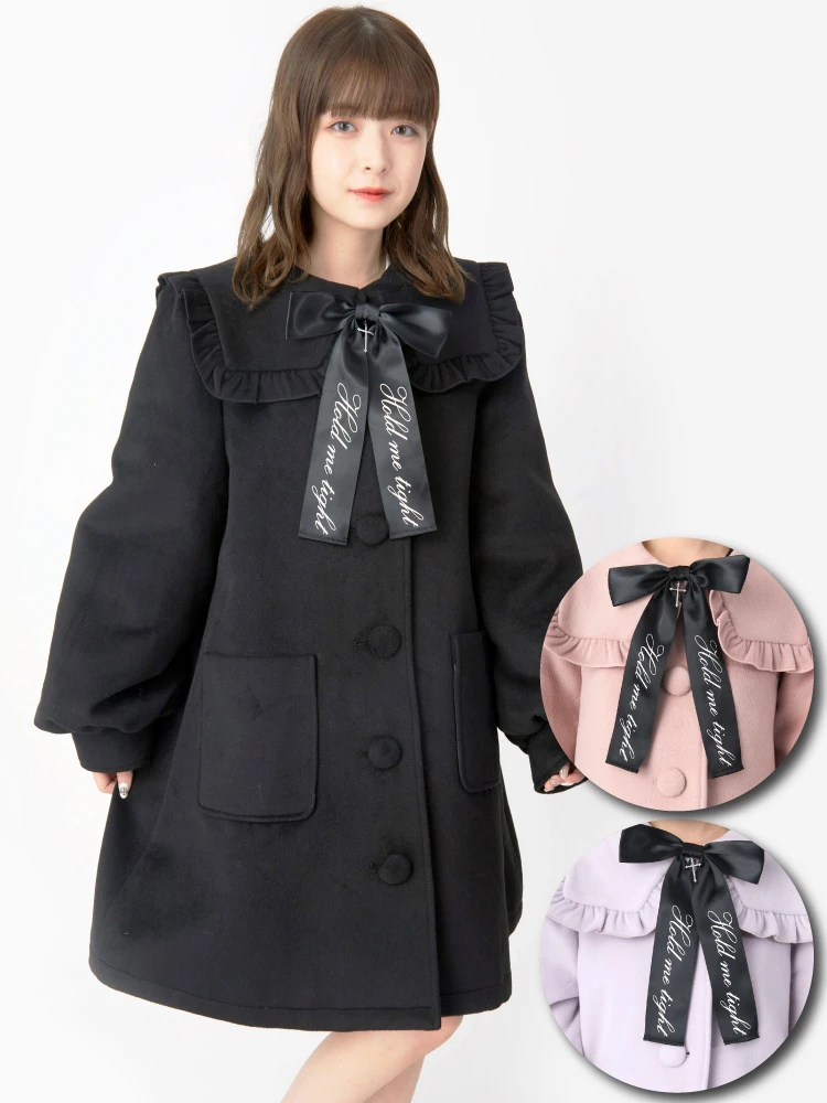 ロゴリボンセーラーコート - Ank Rouge(アンクルージュ)のコート