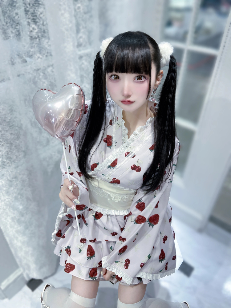 cherry berry princess 浴衣ワンピース - Ank Rouge(アンクルージュ)の