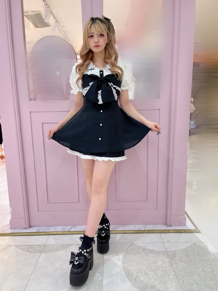 クラウンリボンシューズ - Ank Rouge(アンクルージュ)のパンプス