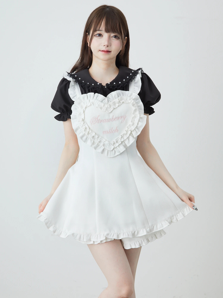 ハートエプロンセットアップ - Ank Rouge(アンクルージュ)の