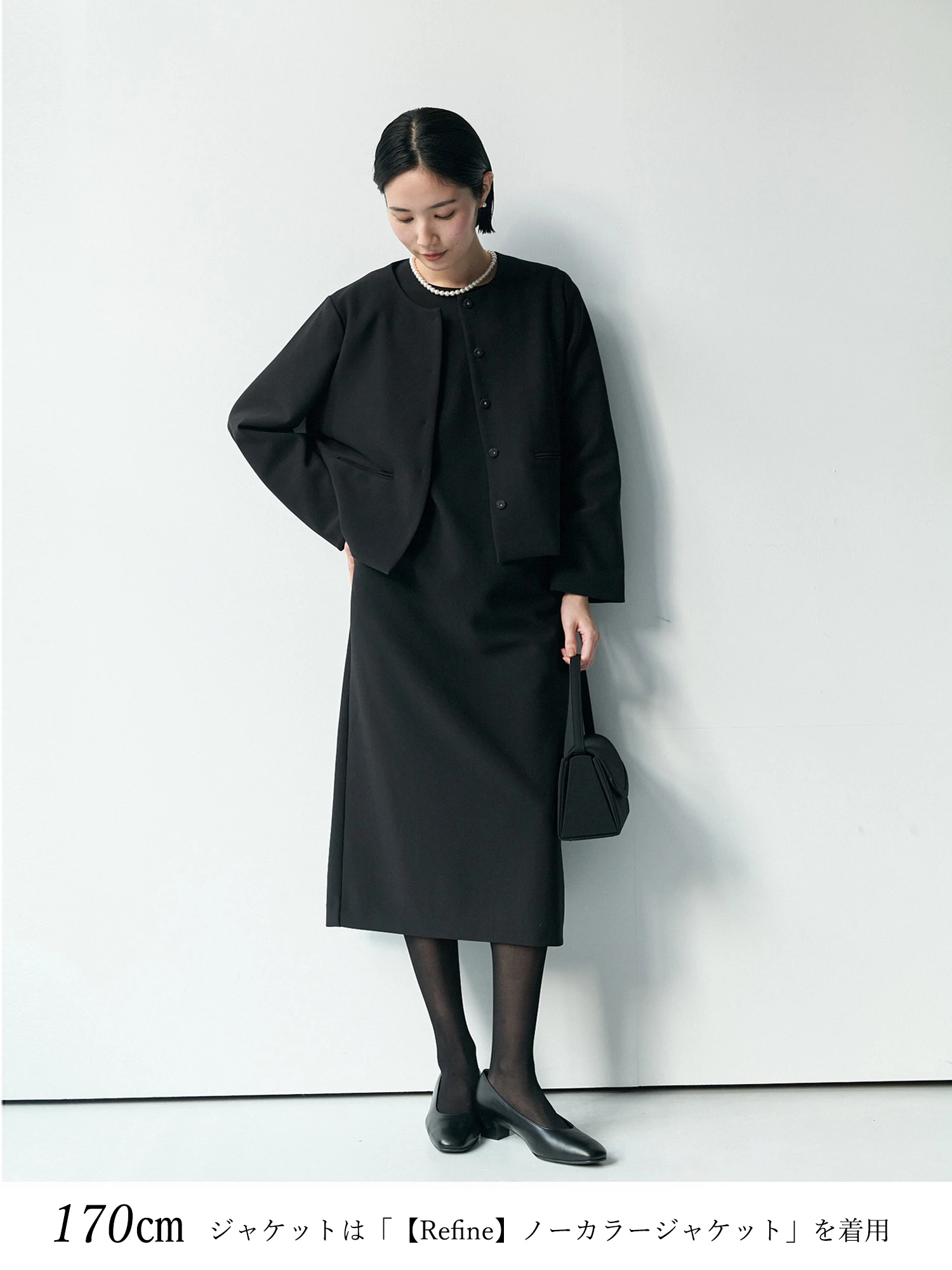 Refine】パフスリーブワンピース / Brown&Street（ブラウンアンド