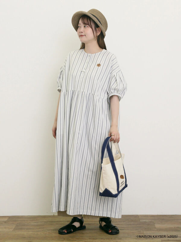 セール】 【MAISON KAYSER】三角巾付きワンピース【S/Mサイズ】（オフ