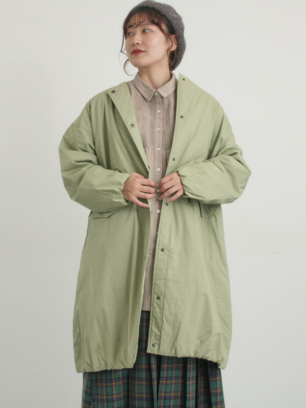 セール】 中綿ロングコート（チャコールグレー/ベージュ/カーキ