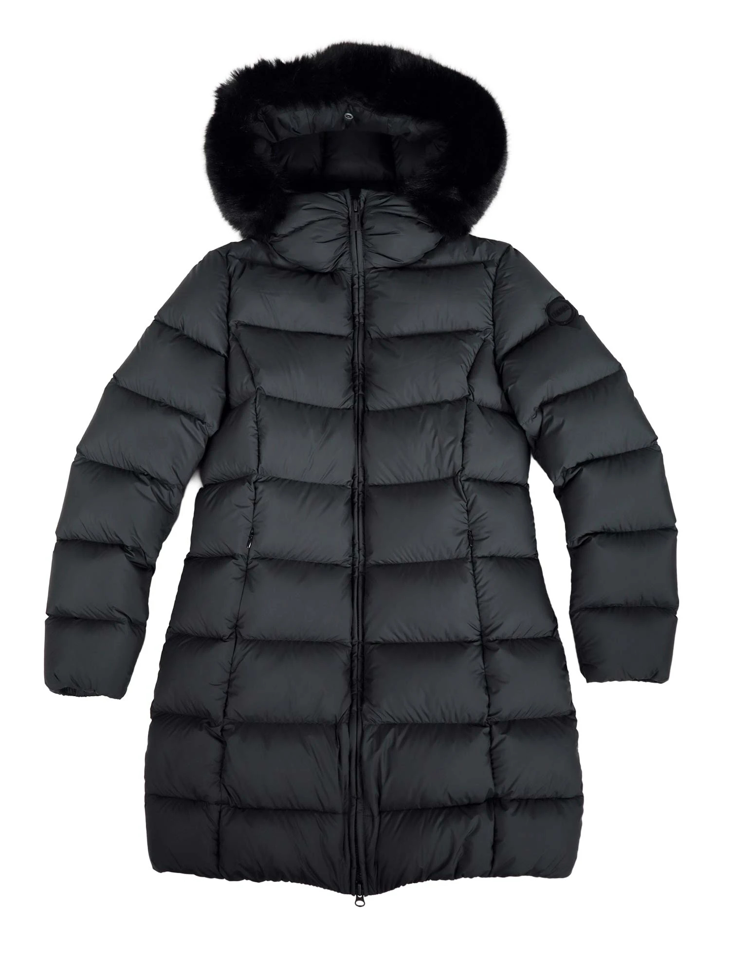 2025AW】ファー襟フードデザインロングダウンコート / COLMAR