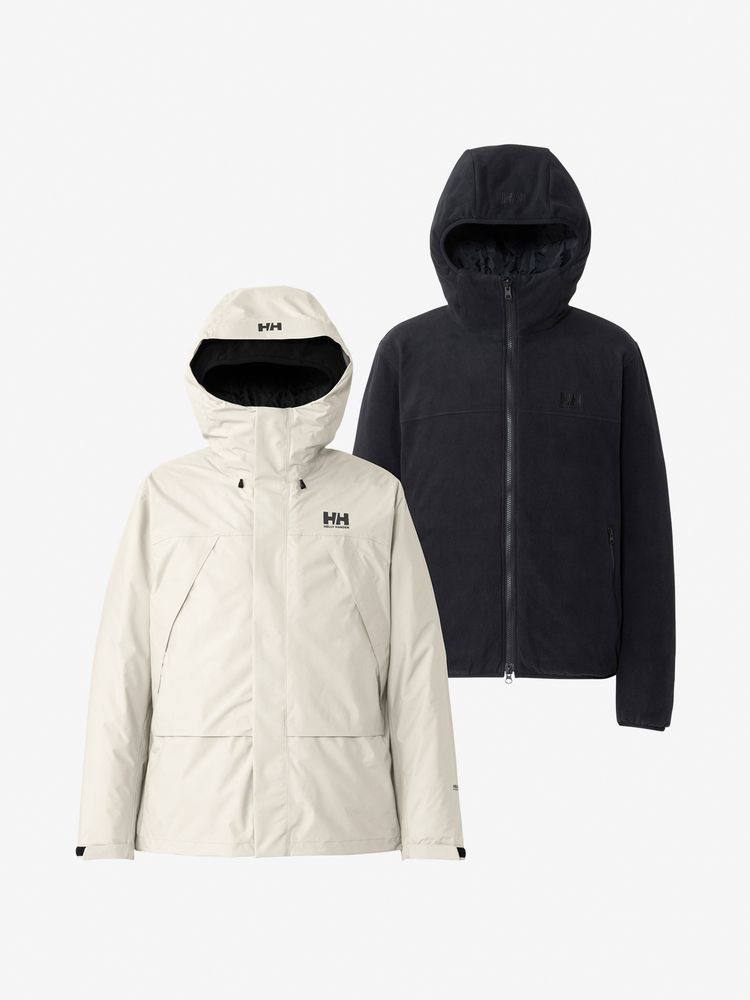 公式】スカンザ3ウェイジャケット（ユニセックス）｜ヘリーハンセン