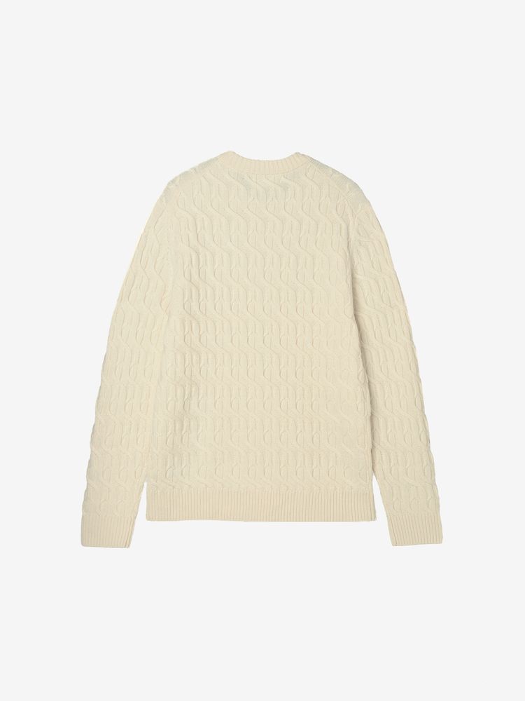 公式・アウトレット】メリノ ケーブルニット クルーセーター（メンズ