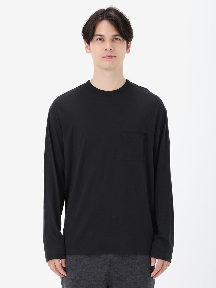 公式】メリノ150 LS ポケットティー（ユニセックス）｜アイス