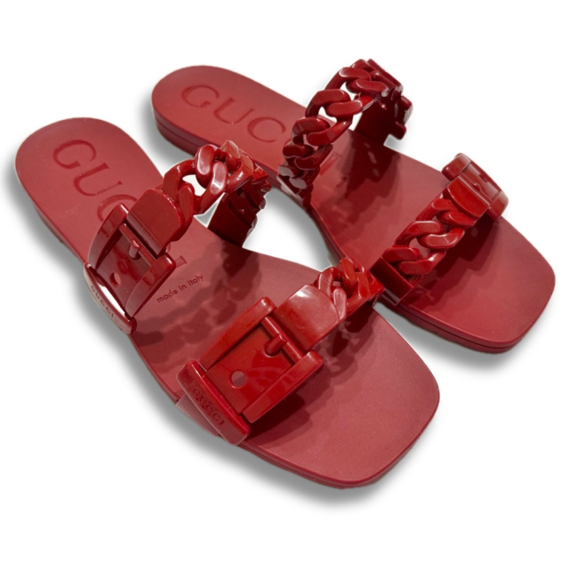 グッチ ラバー サンダル | 赤 - インポートセレクトショップ『It