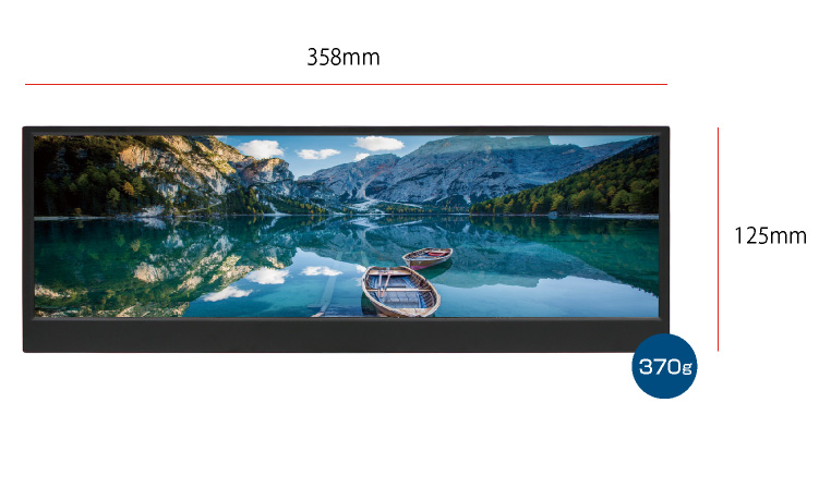 ITPROTECH 14.0型バータイプモニター SCREEN PLUS LCD14HCR-IPSW