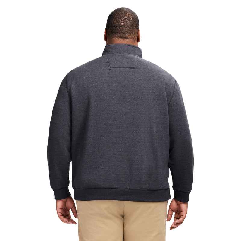 Big & Tall Advantage Performance Quarter Zip Fleece - Black – IZOD