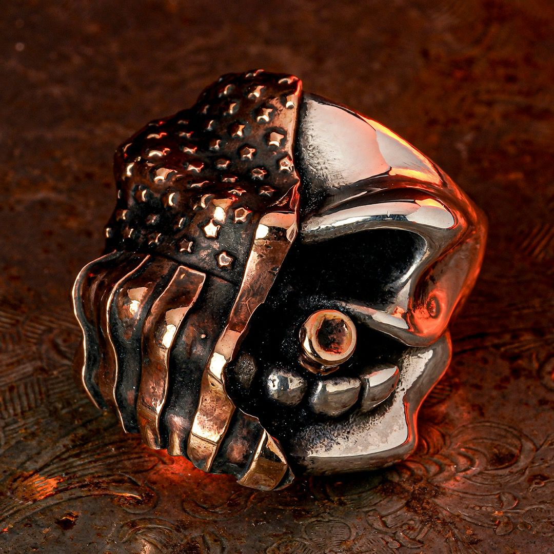 スターリンギア パンチャーニューブルーザーリング w/フラッグフェイス