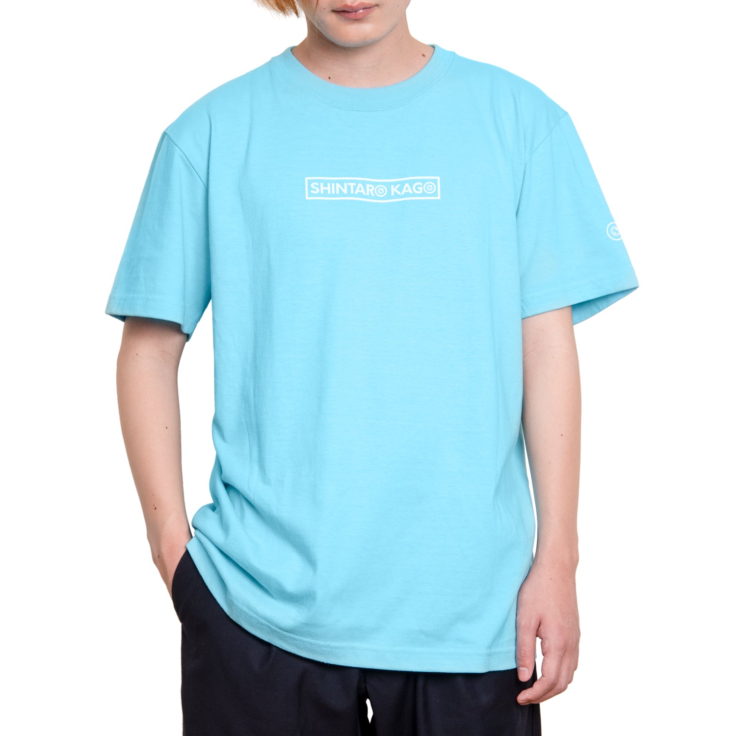 駕籠真太郎 Tシャツ アクアブルー - Tokyo Otaku Mode