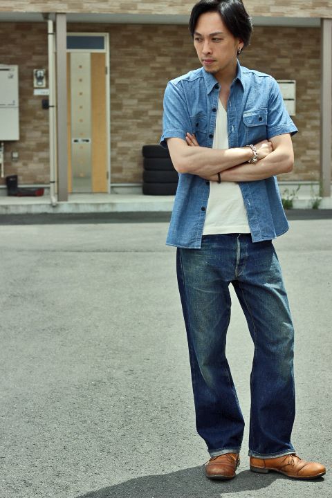 JELADO」 SHORT SLEEVE CHAMBRAY SHIRTS ジェラード 通販 半袖