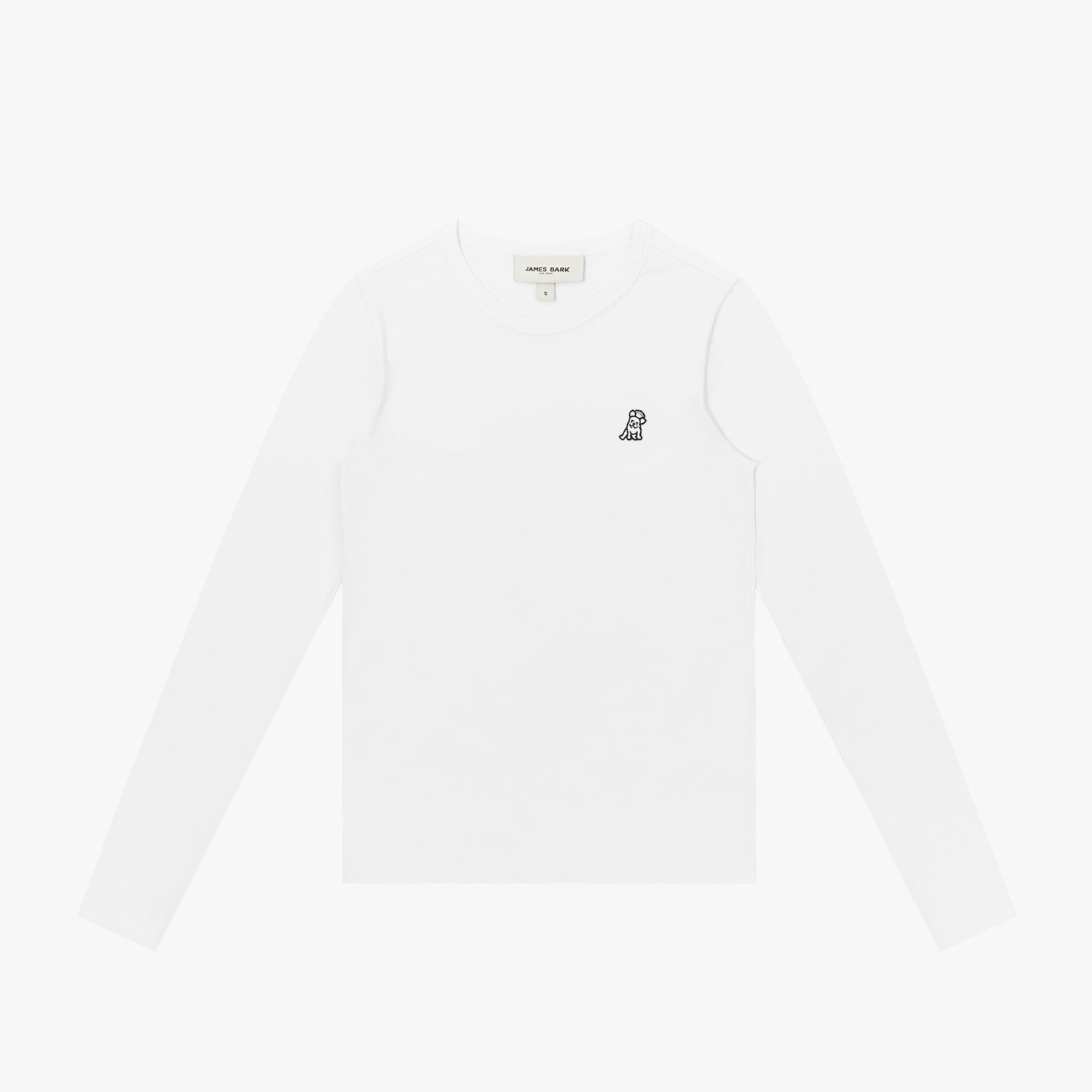 Women's Long Sleeve T-Shirt — Brilliant White – JAMES BARK