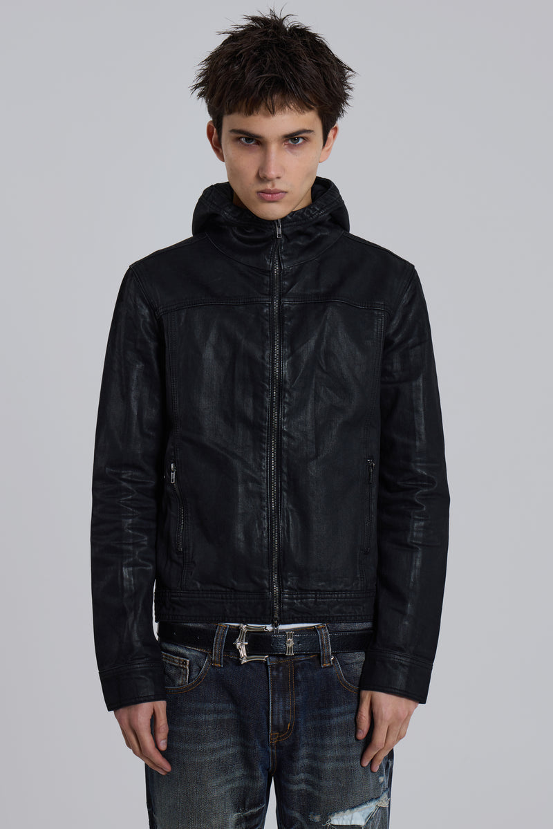 Bedrock Waxed Denim Jacket | Jaded London | Clothing